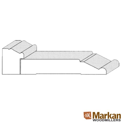 Casing /w Back Band C-220 4-1/4"x 3/4" /w 1-1/4"x 1-1/6"