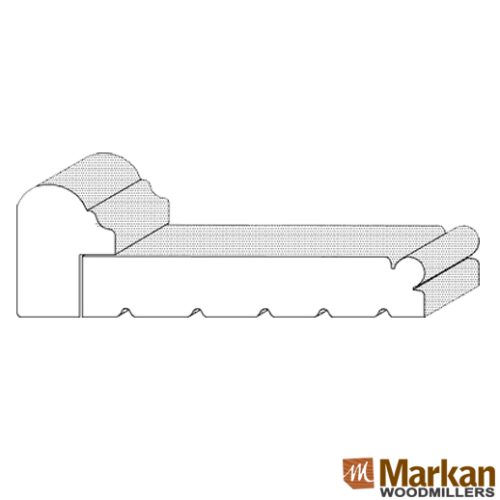 Casing /w Backband  C-238 Shown: 4-1/4" x 3/4" /w Backband #456