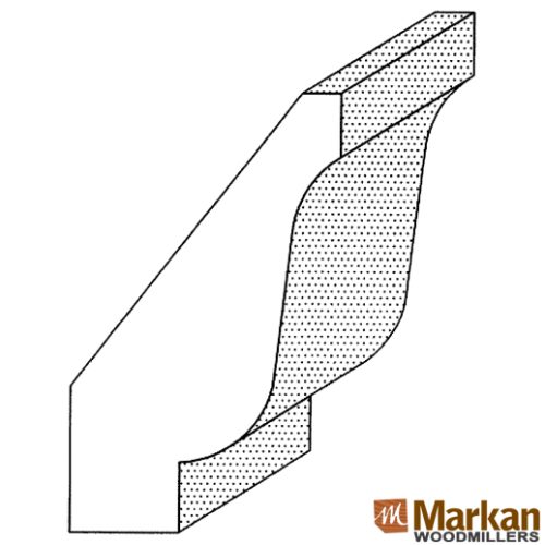 Crown Moulding CR-601 2-1/2" x 7/8"