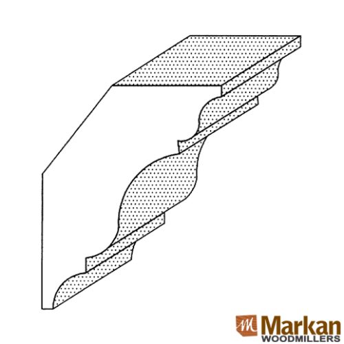 Crown Moulding CR-609 2-3/8" x 13/16"