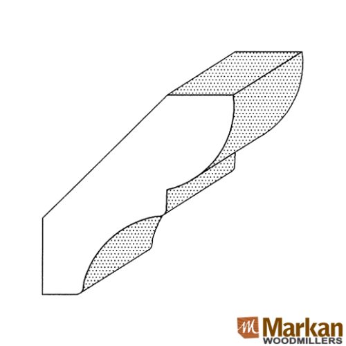 Crown Moulding CR-615 2-1/2" x 3/4"