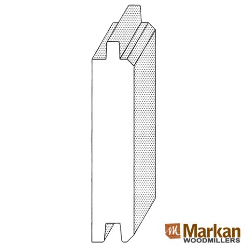 Wainscotting WC-502 3-9/16"x 3/4"